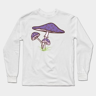 Large Cap Mushroom Long Sleeve T-Shirt